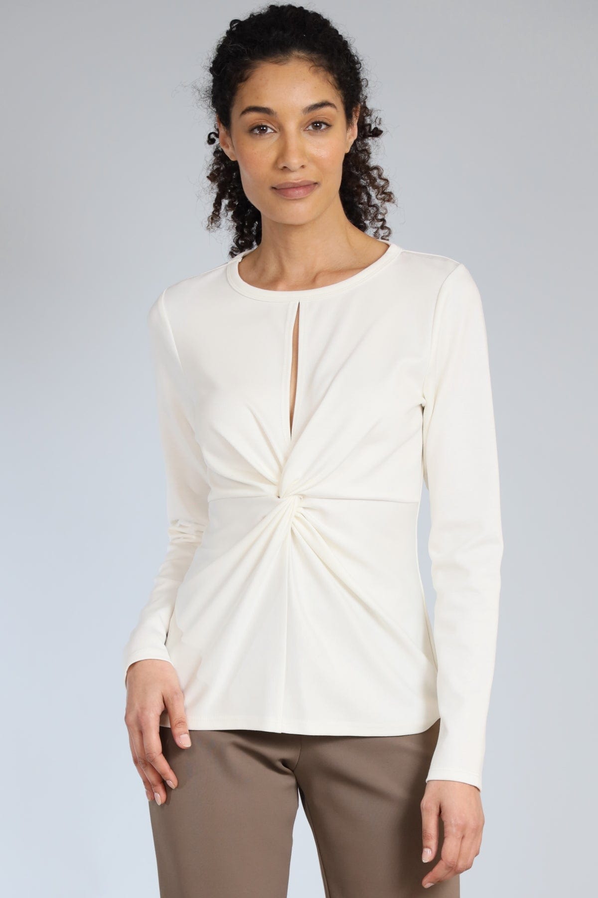 Keyhole Lux Ponte Top