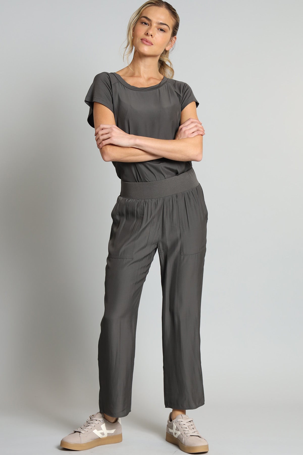 D-Satin Combo Jogger